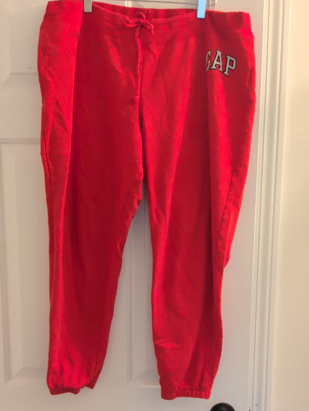 Gap Logo Fleece Joggers Red XL